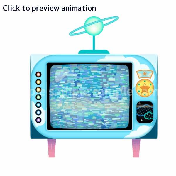 【Live2D ITEM】空と海のテレビ TV【VTS】