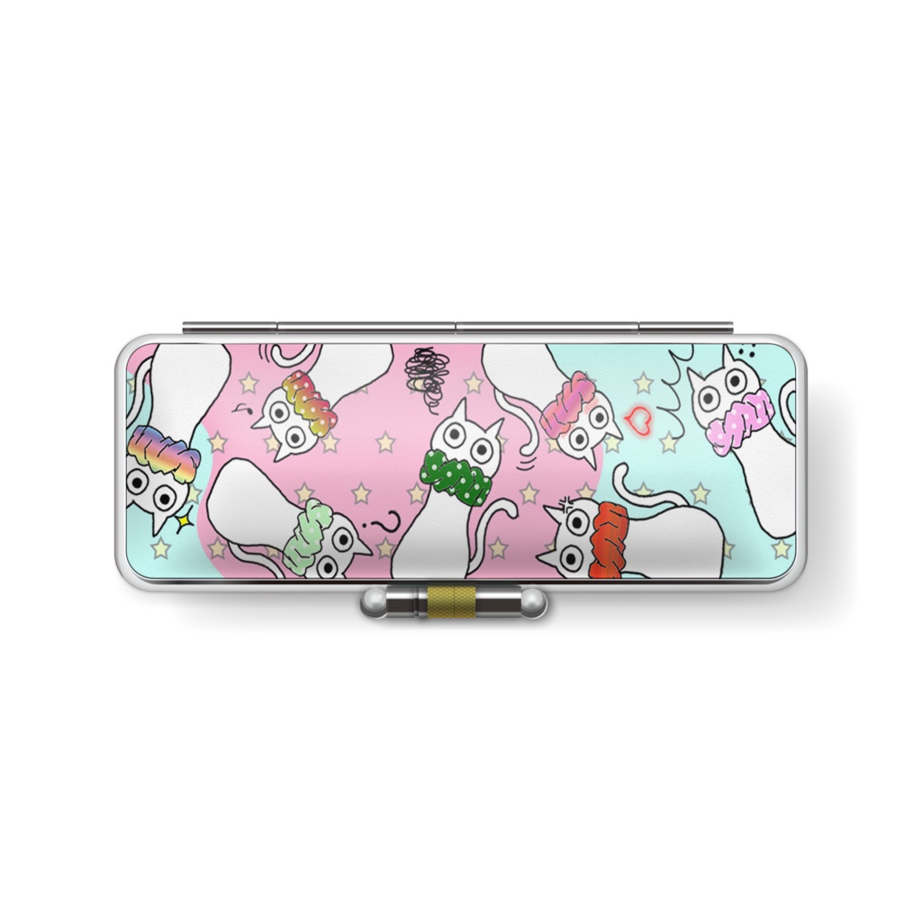 シュシュネコ印鑑ケース