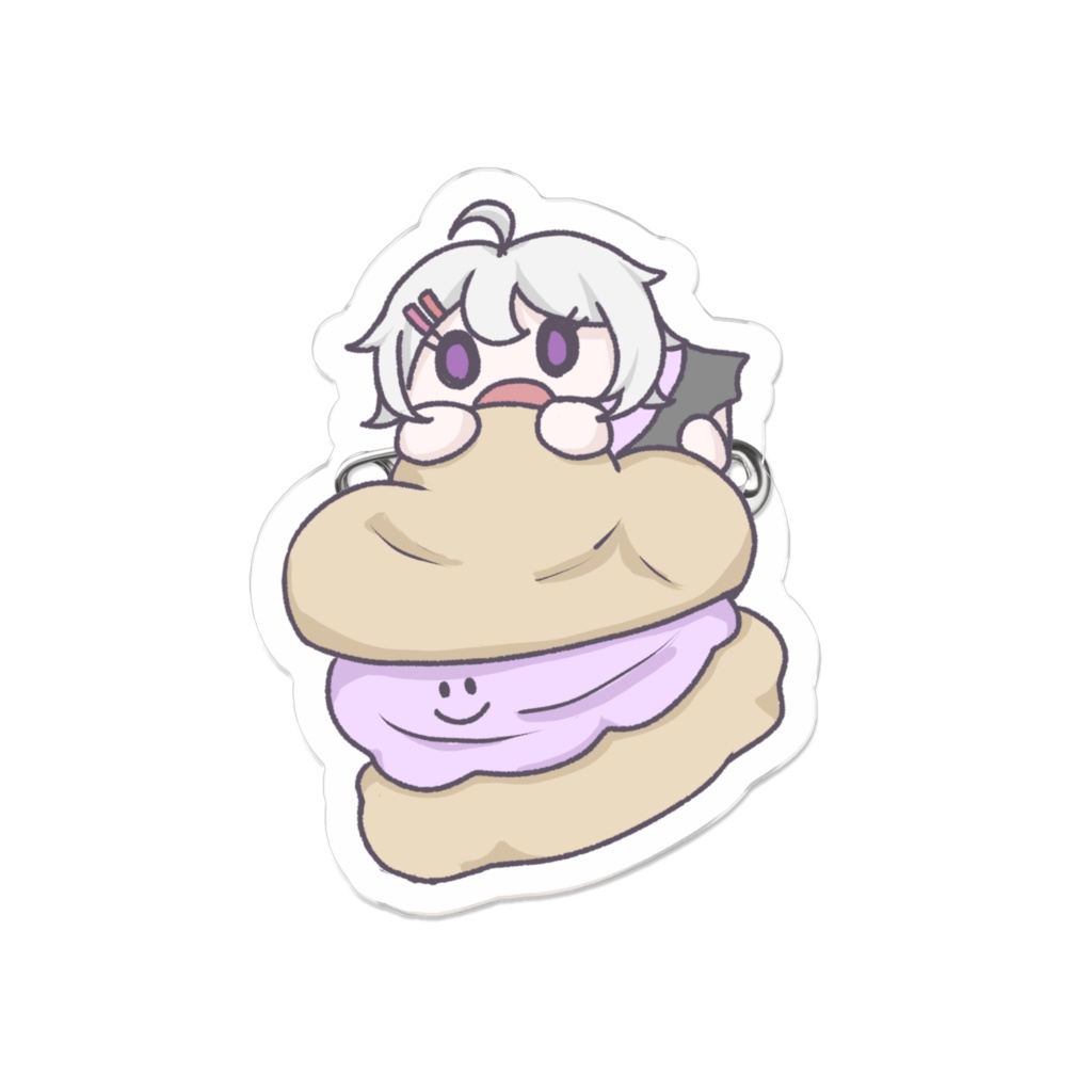 シュークリームピンバッジ