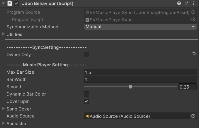 VRChat Prefabs - Udon Music Player With Spectrums
