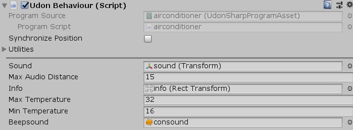 VRChat Prefab - Air Conditioner