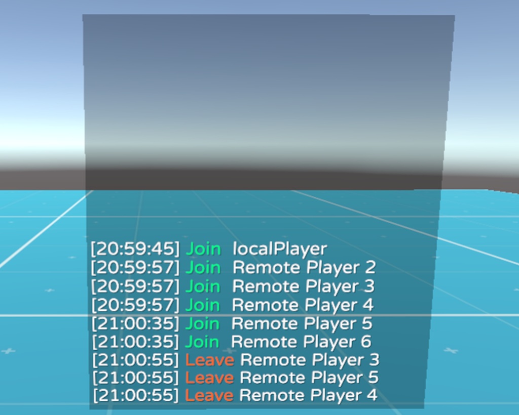 UDON Player Activity Info Set
