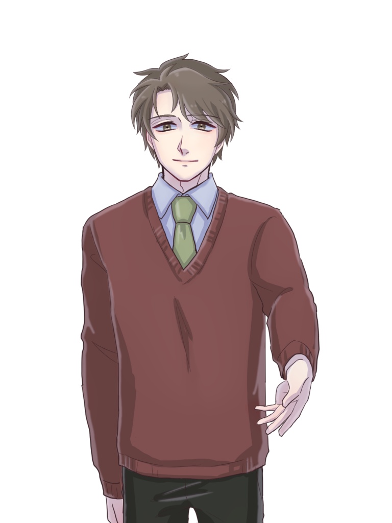 【TRPG立ち絵】男性NPC