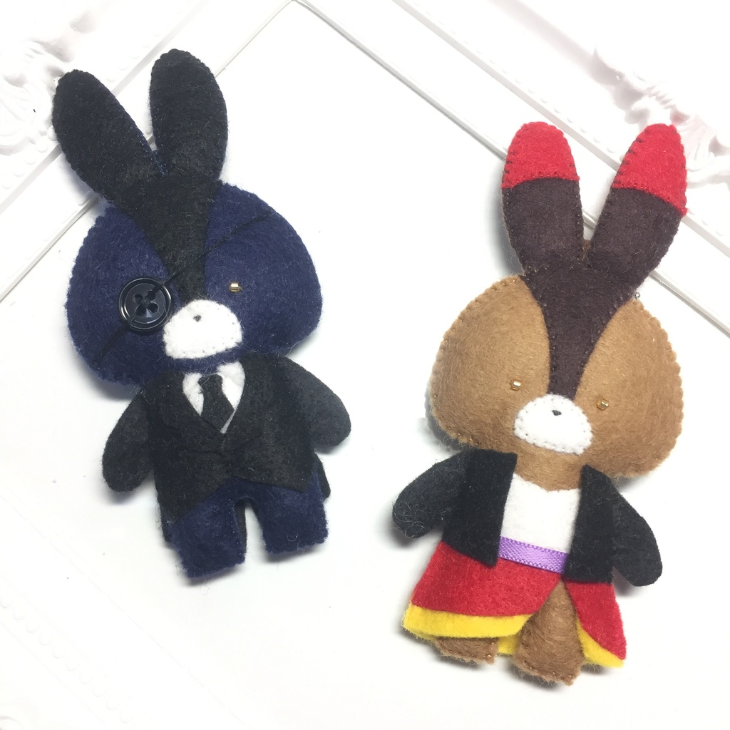 うさぎマスコット【大倶利伽羅】