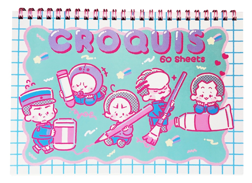 わくわくおえかきクロッキー帳