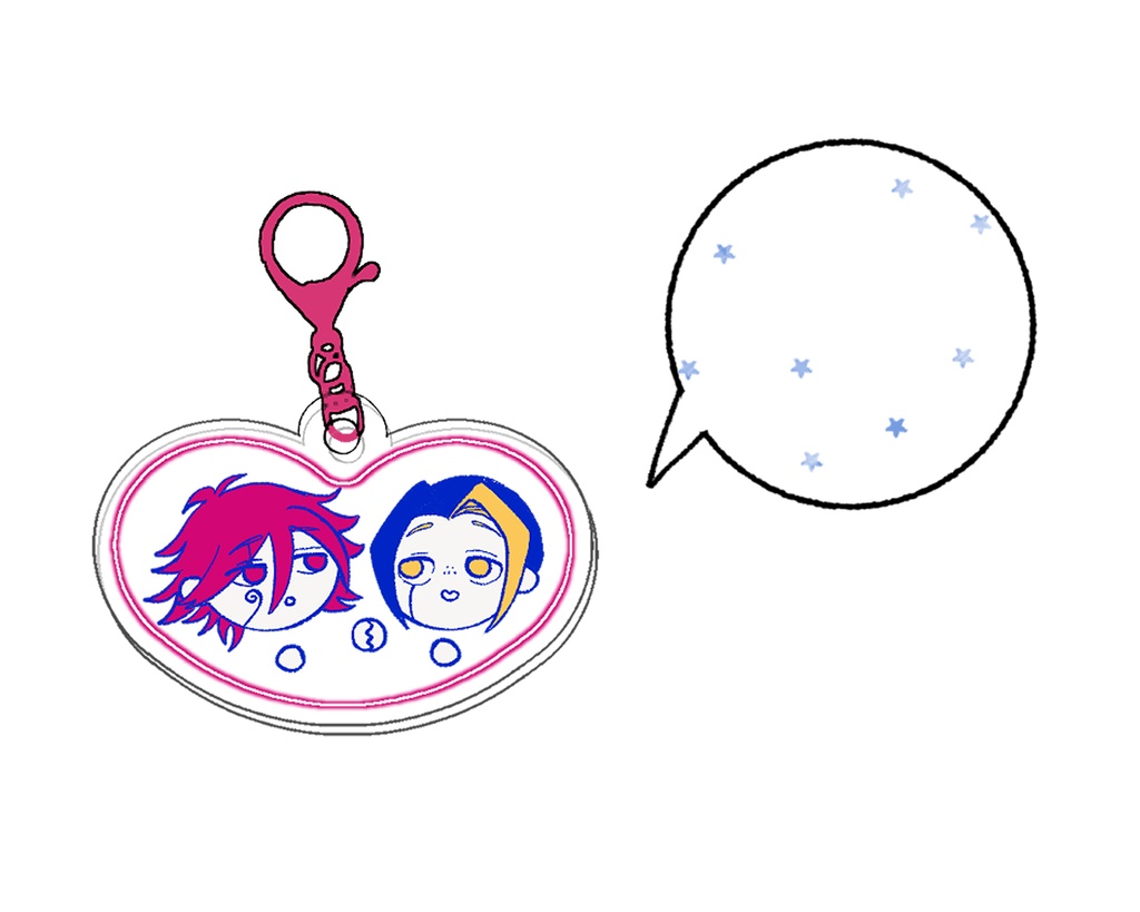ミニハートアクキー