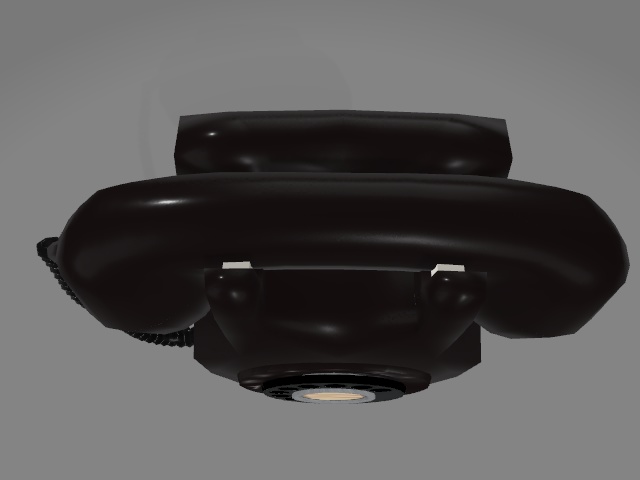 壁掛けレトロ電話