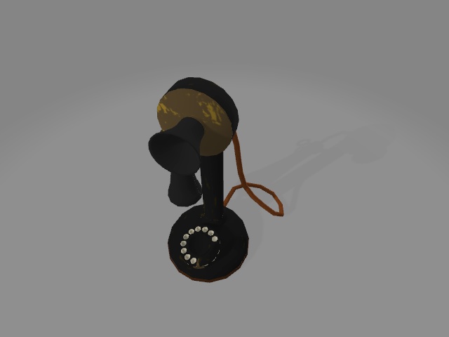 大正 レトロ自動式卓上電話機