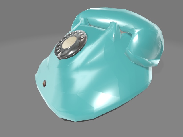 レトロ ダイアル式電話