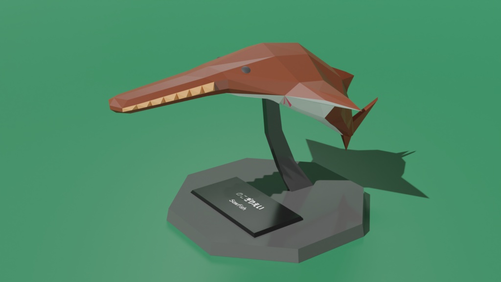 【卓上さめシリーズ】5種類セット ローポリ3Dモデル