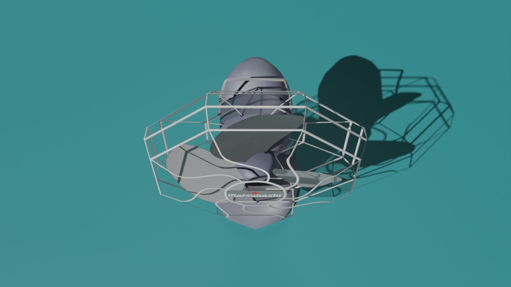 レトロ 扇風機 ローポリ3Dモデル