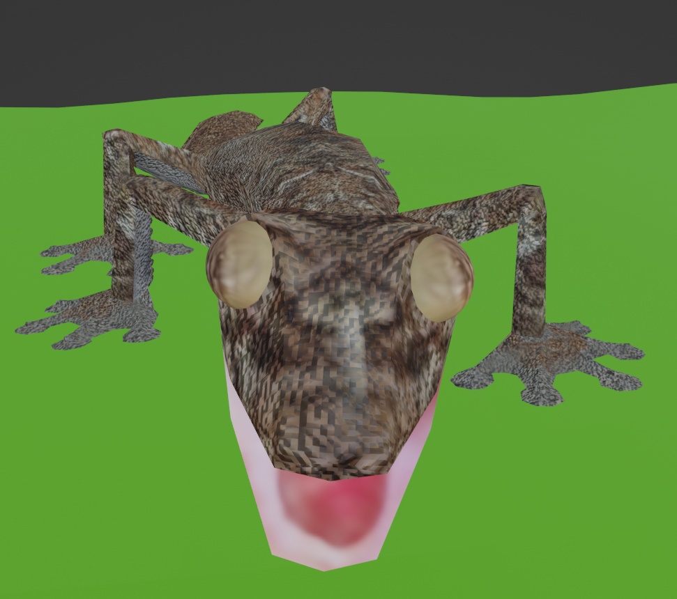 フランジヘラオヤモリ 3D モデル