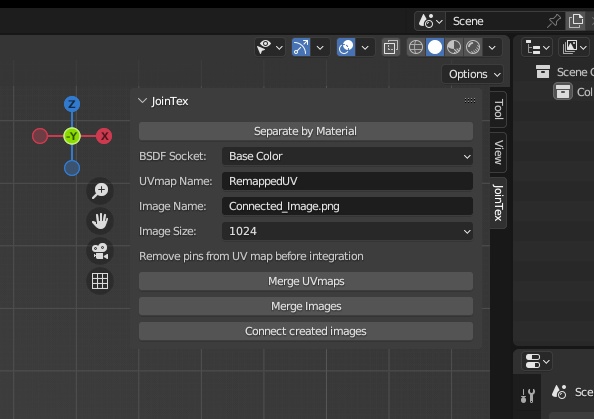【無料】UVマップ+テクスチャ画像結合 Blenderアドオン JoinTex