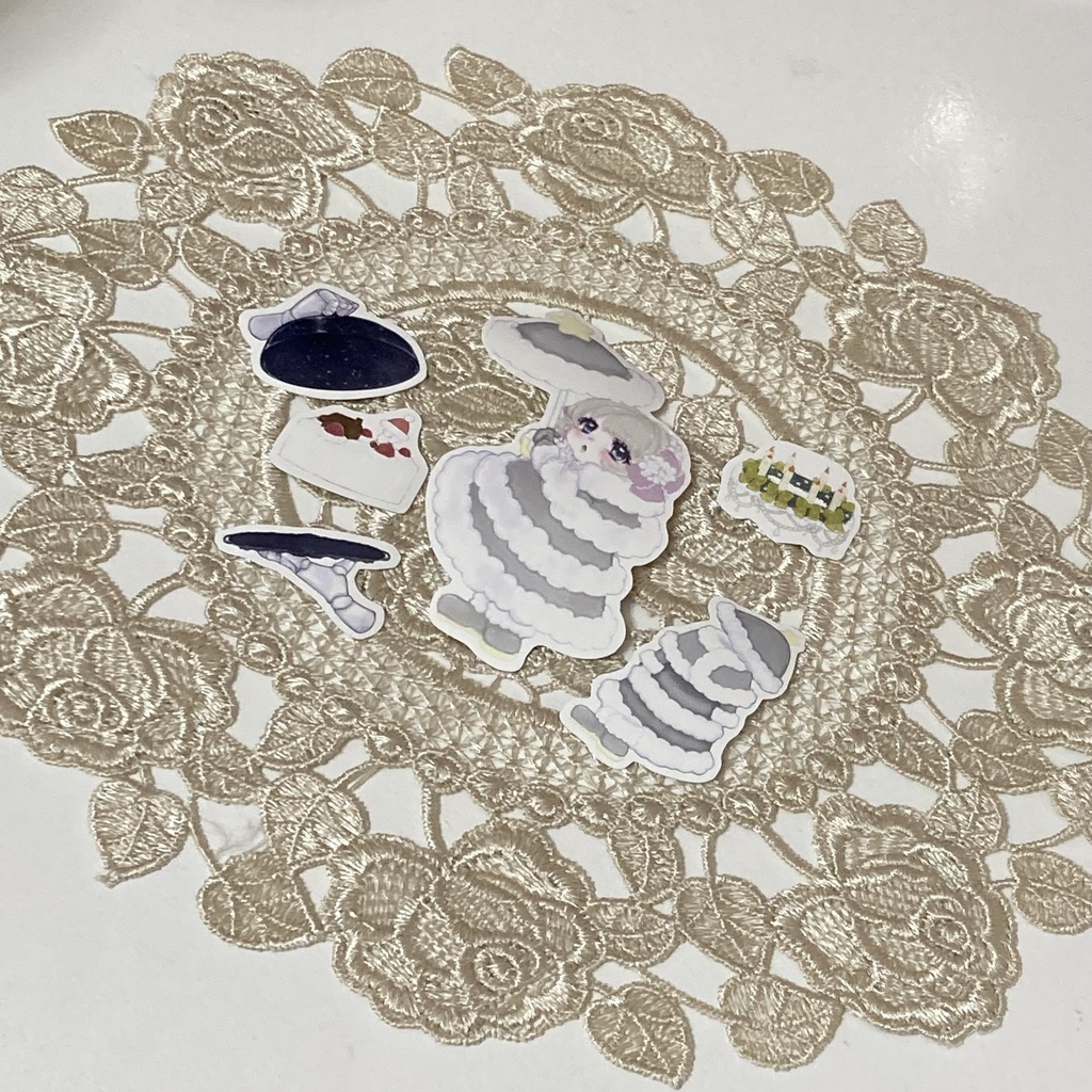 ガラスの中のクリスマスシール