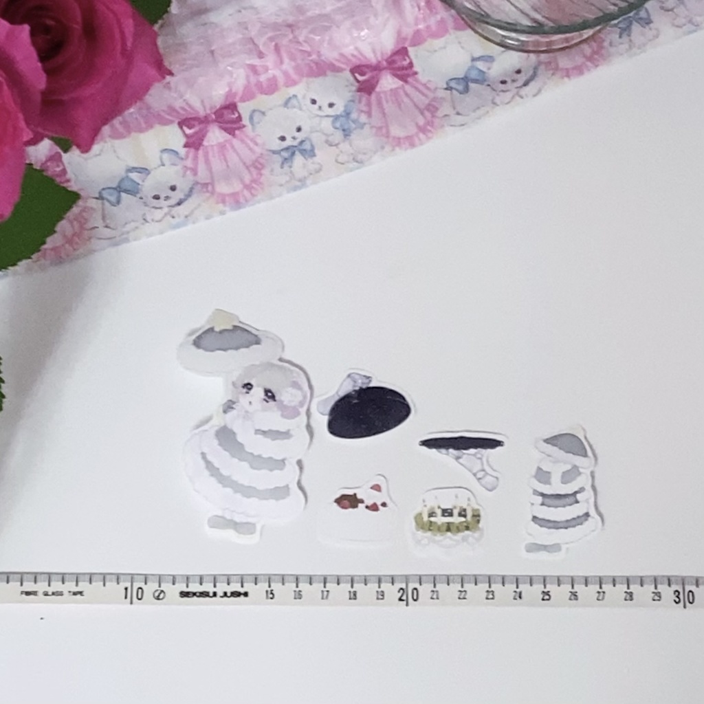 ガラスの中のクリスマスシール