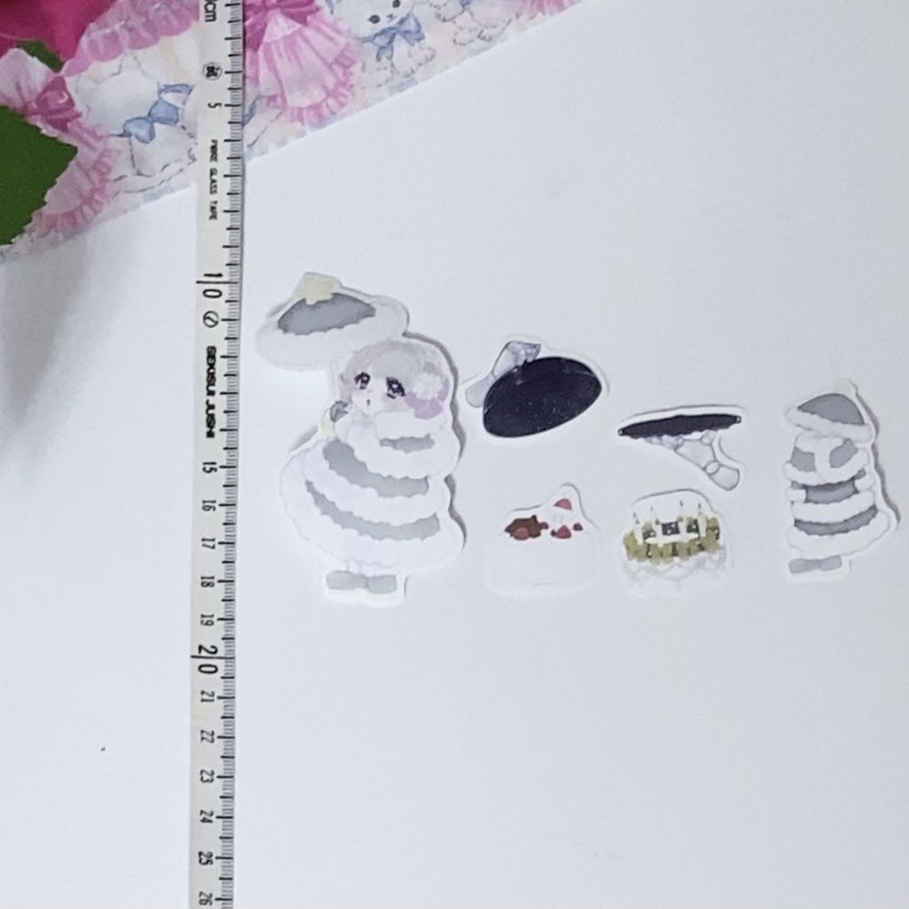 ガラスの中のクリスマスシール