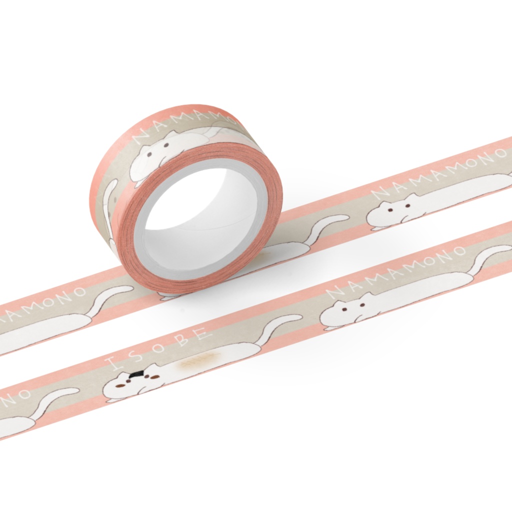 ねこもち（なまもの・いそべ）マスキングテープ