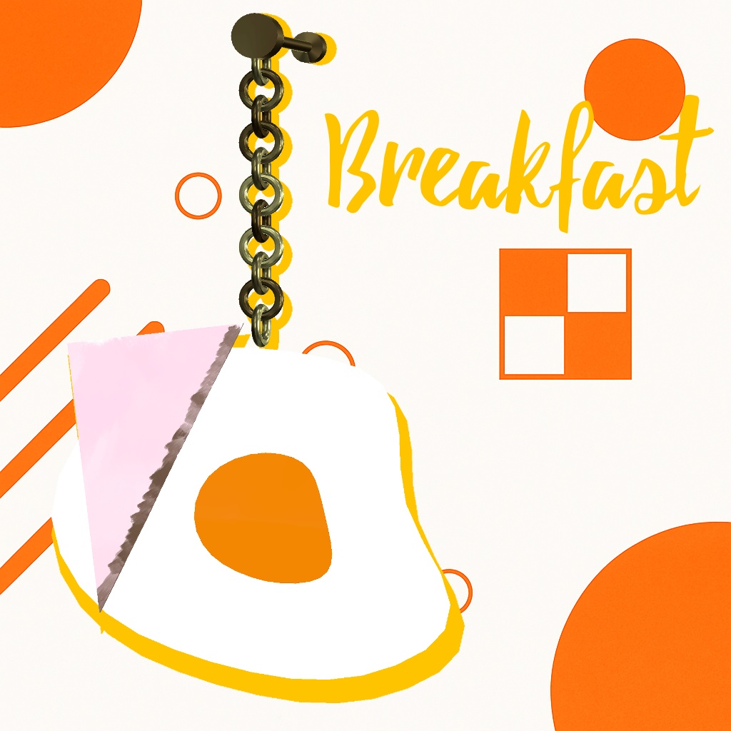 【VRChat想定アクセサリー】Breakfast