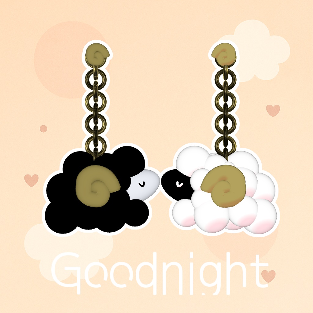 【SALE】Goodnight【VRChat想定アクセサリー】