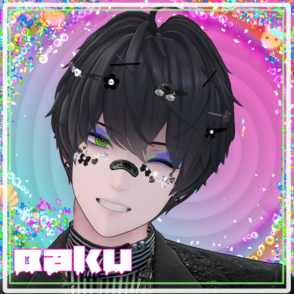 【12アバター対応テクスチャ】DECOtte!!-Eye&Make Texture-