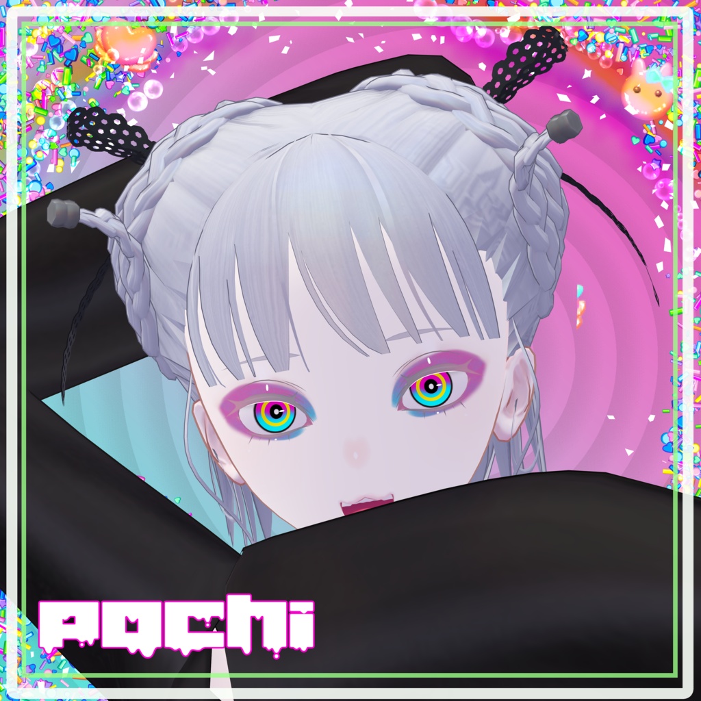 【12アバター対応テクスチャ】DECOtte!!-Eye&Make Texture-