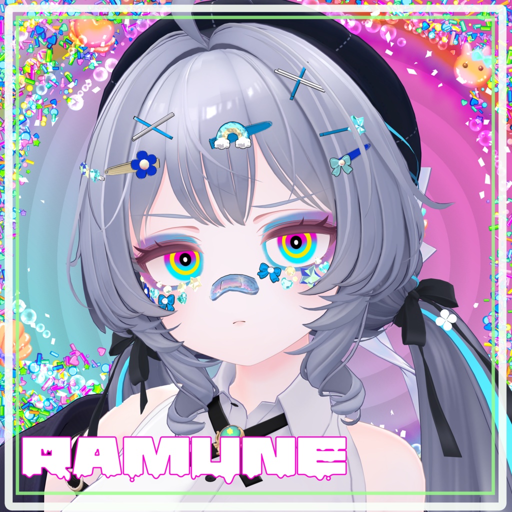 【12アバター対応テクスチャ】DECOtte!!-Eye&Make Texture-