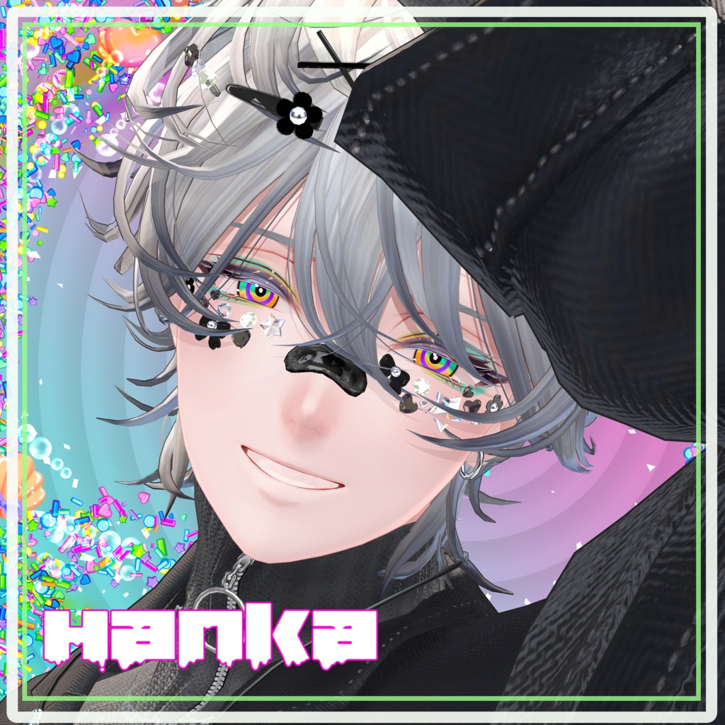 【12アバター対応テクスチャ】DECOtte!!-Eye&Make Texture-