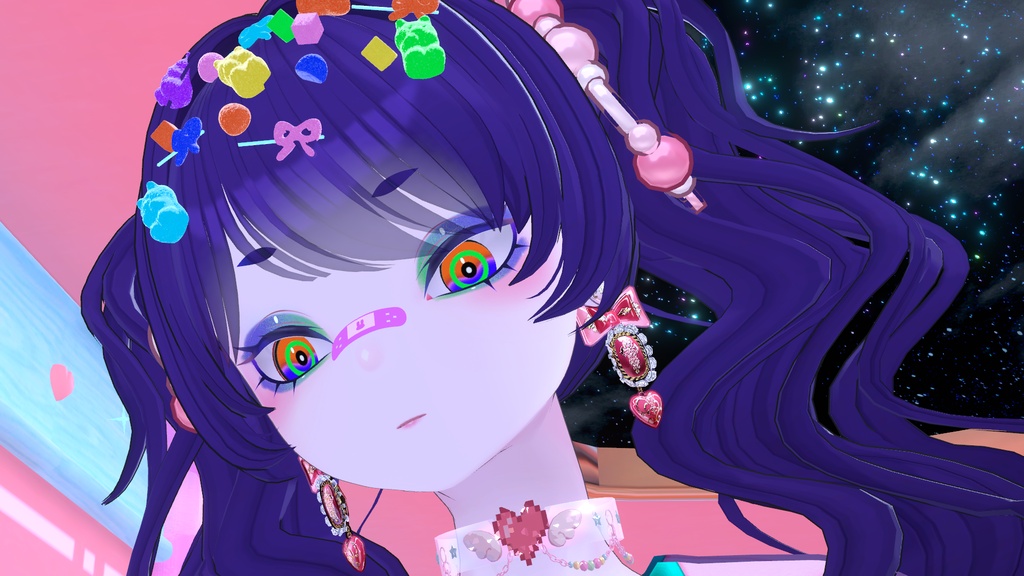 【12アバター対応テクスチャ】DECOtte!!-Eye&Make Texture-