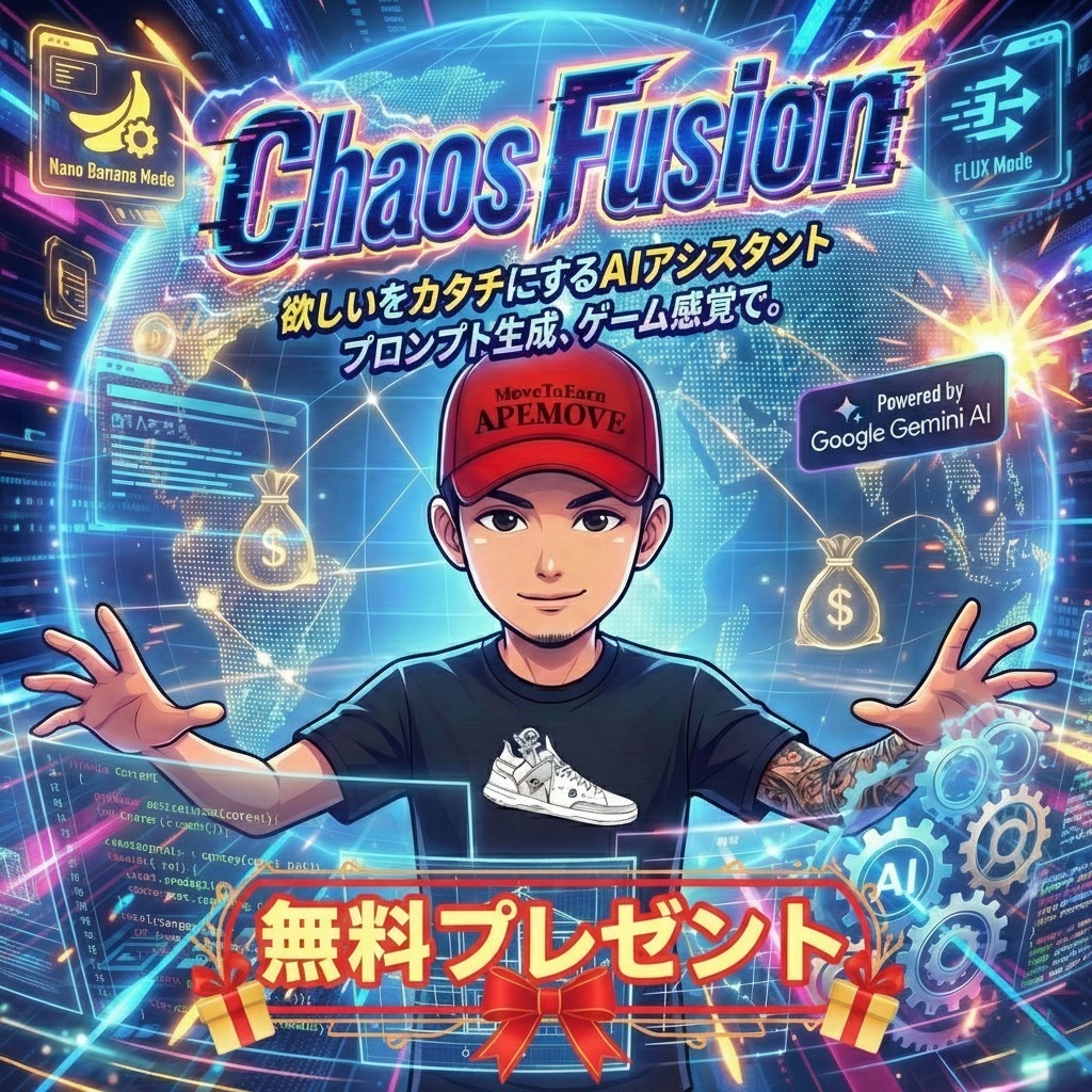 【無料】Chaos Fusion｜AI画像生成プロンプト無限ガチャツール (Win/Mac対応)