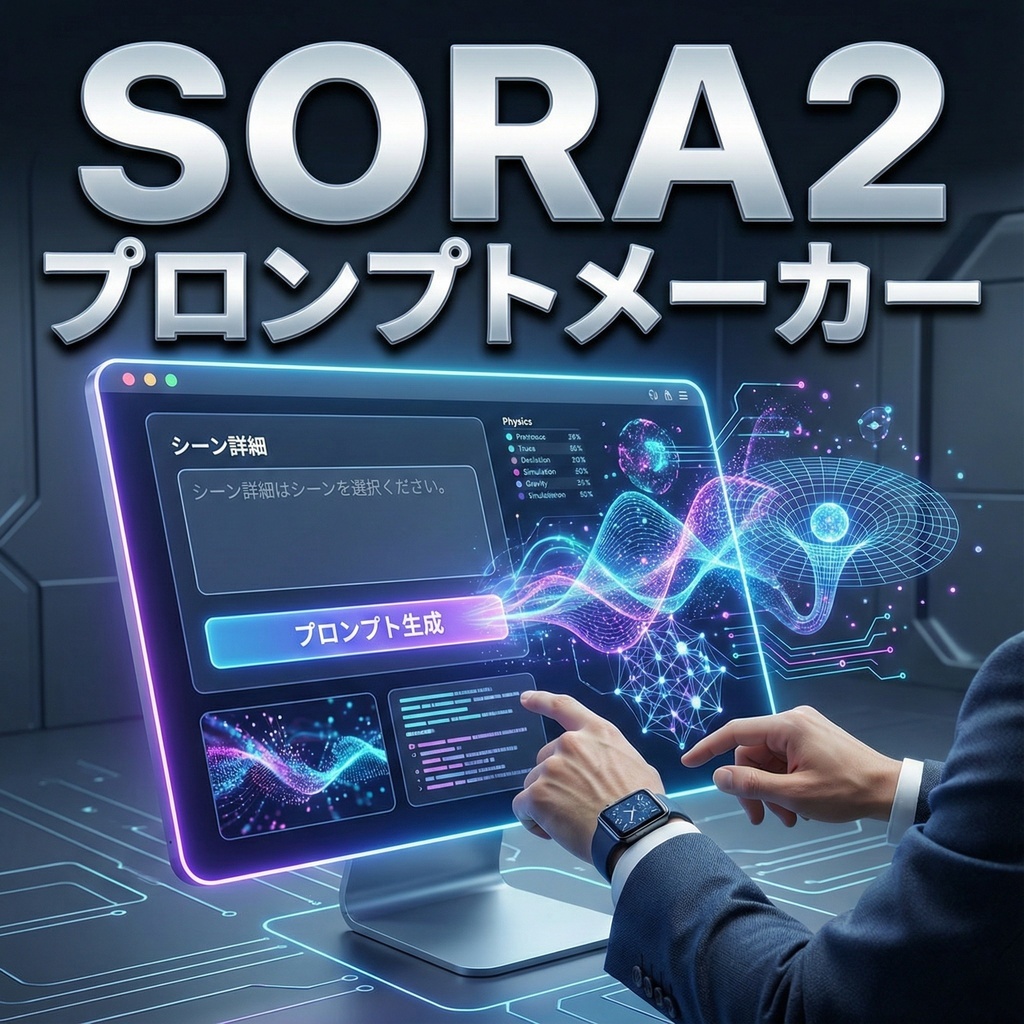 Sora 2 Architect v2.1【Win/Mac】動画生成AIプロンプト構築ツール (Chaos / 放送事故 / Img2Vid対応)