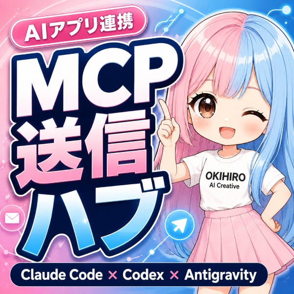 AIアプリ送信ハブMCP｜Claude Code・Codex・Antigravity連携ツール