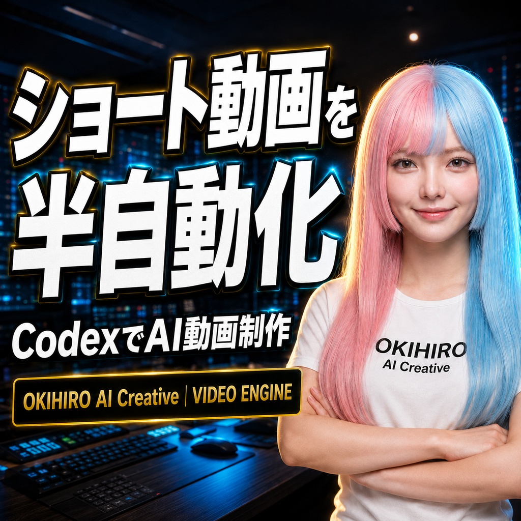 Video Engine｜台本・画像・音声・SRT・Remotion合成までつなぐAI動画制作エンジン