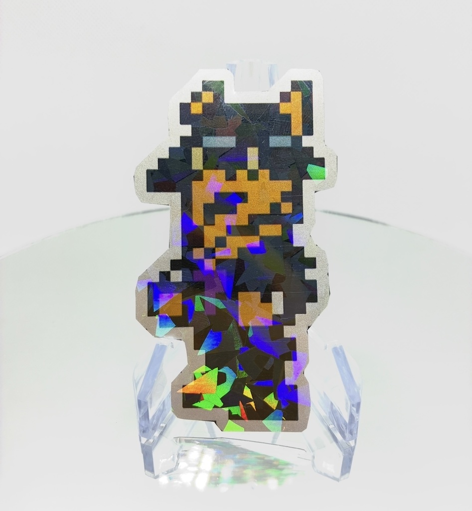 ゴールドガルルステッカー2【ガルルステッカーコレクション】