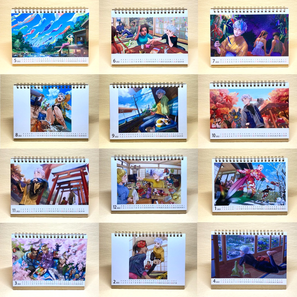 月刊カイリちゃんカレンダー