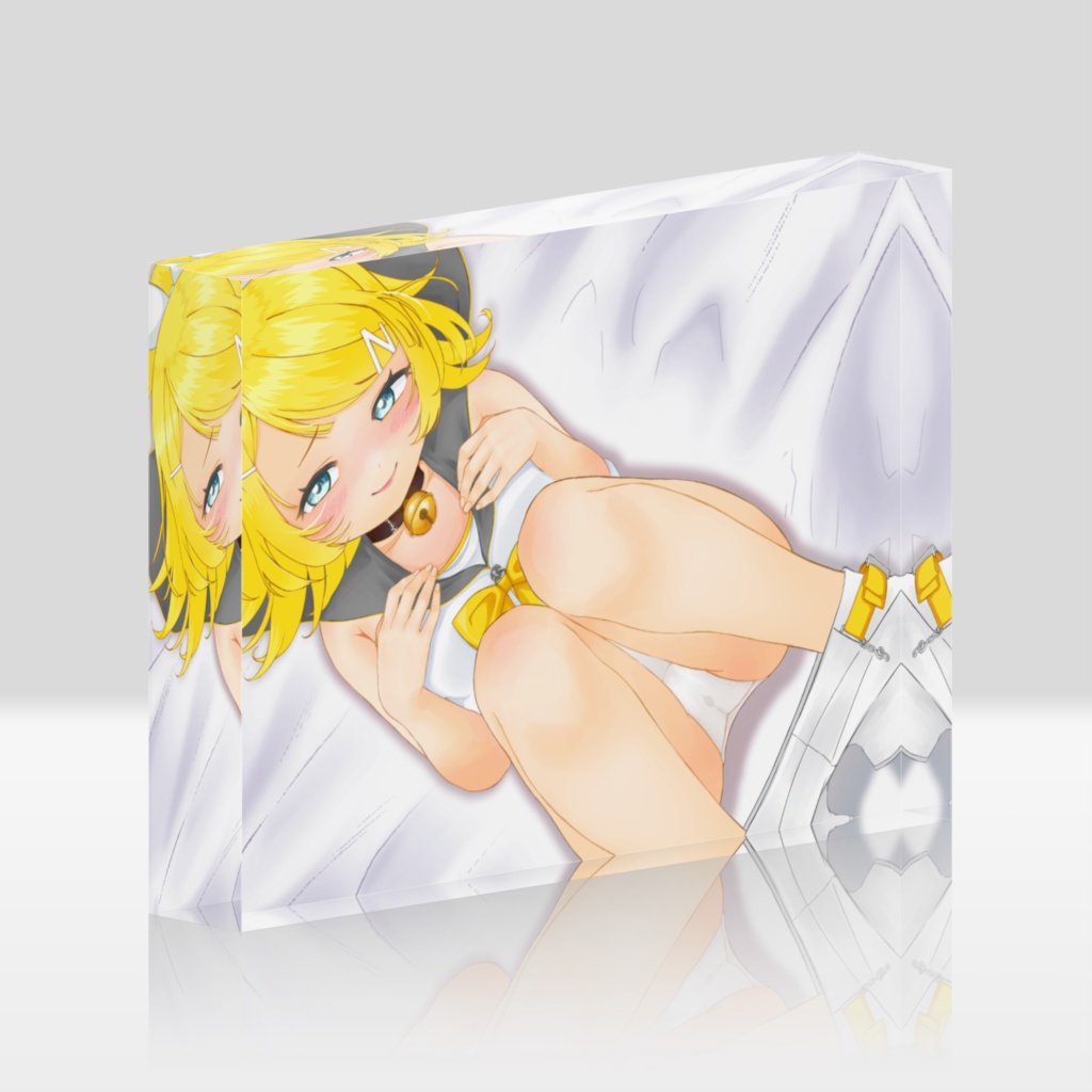 オリジナルリンちゃんアクリルブロック