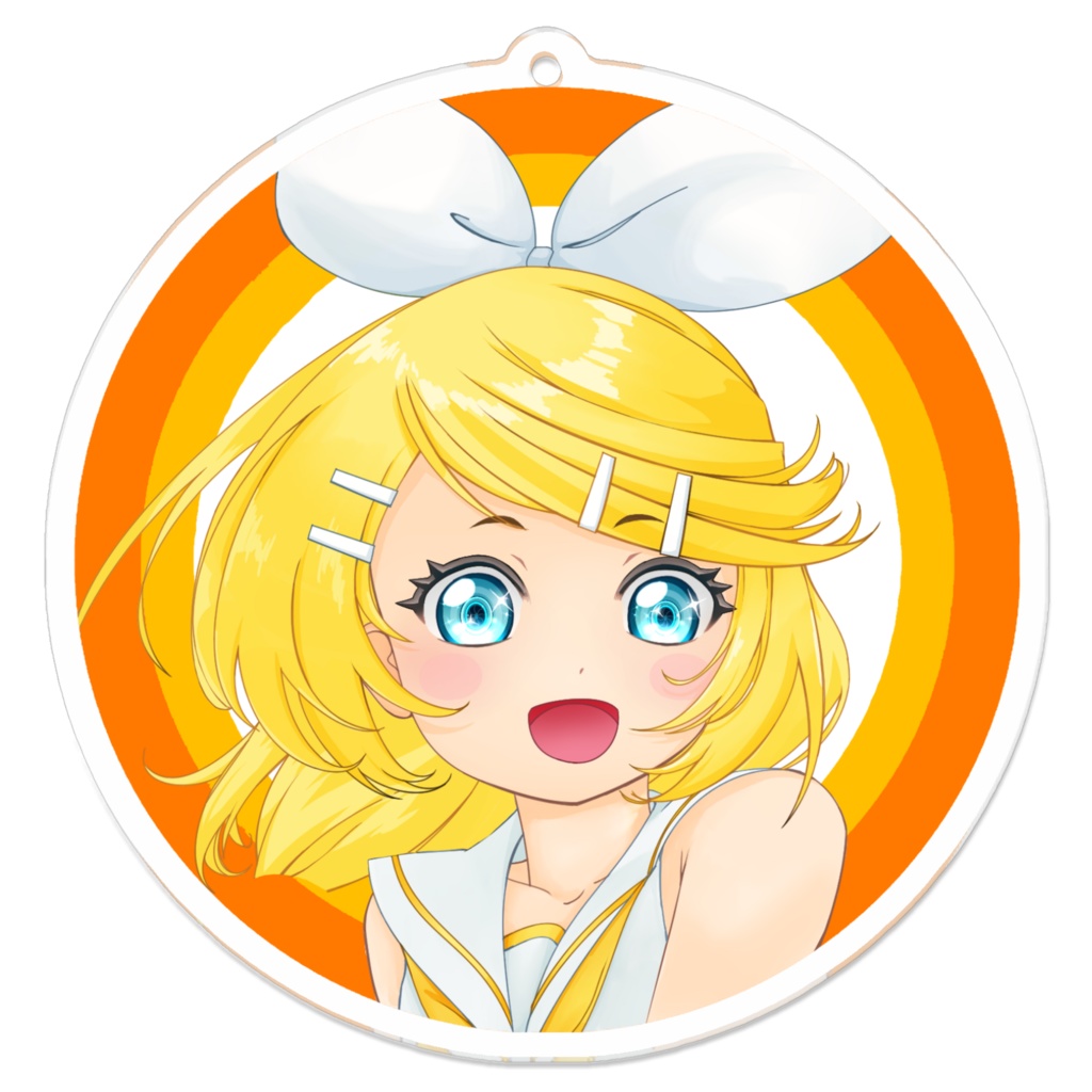にこにこリンちゃんキーホルダー