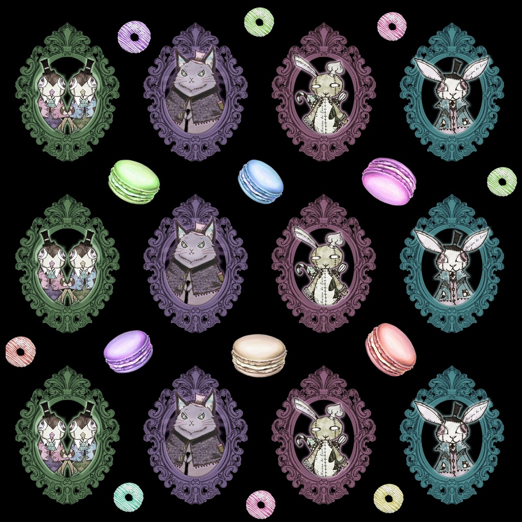 Maison de Luce/オリジナルステッカー(白と黒)