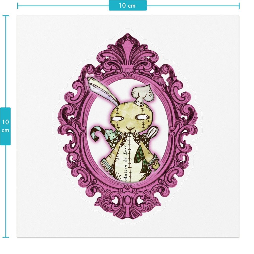 Maison de Luce/Vive ステッカー(クリア)