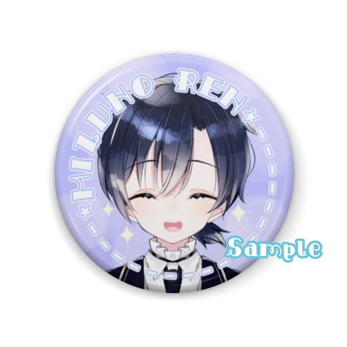 【受注販売】水乃レン💧誕生日記念缶バッジ 全4種