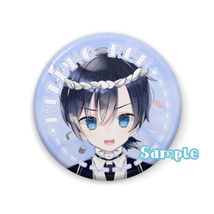 【受注販売】水乃レン💧誕生日記念缶バッジ 全4種