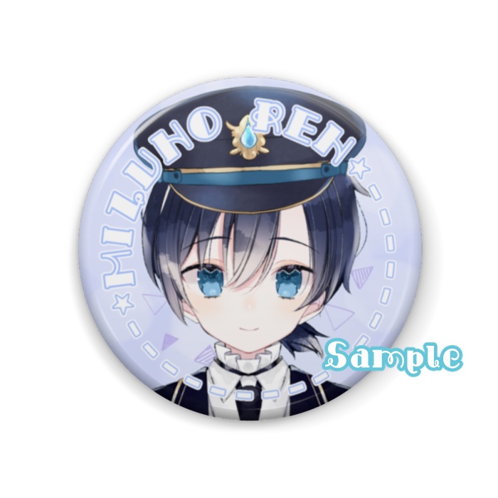 【受注販売】水乃レン💧誕生日記念缶バッジ 全4種