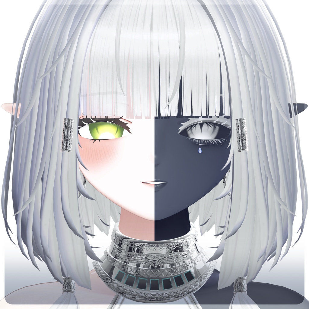 【キシャ・Kisha】Eye & tongue & makeup texture