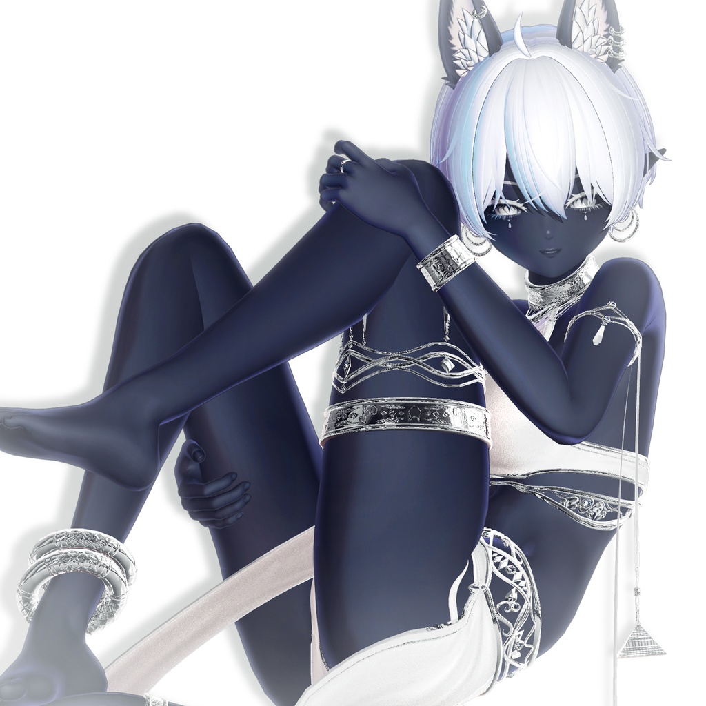 【キシャ・Kisha】Eye & tongue & makeup texture