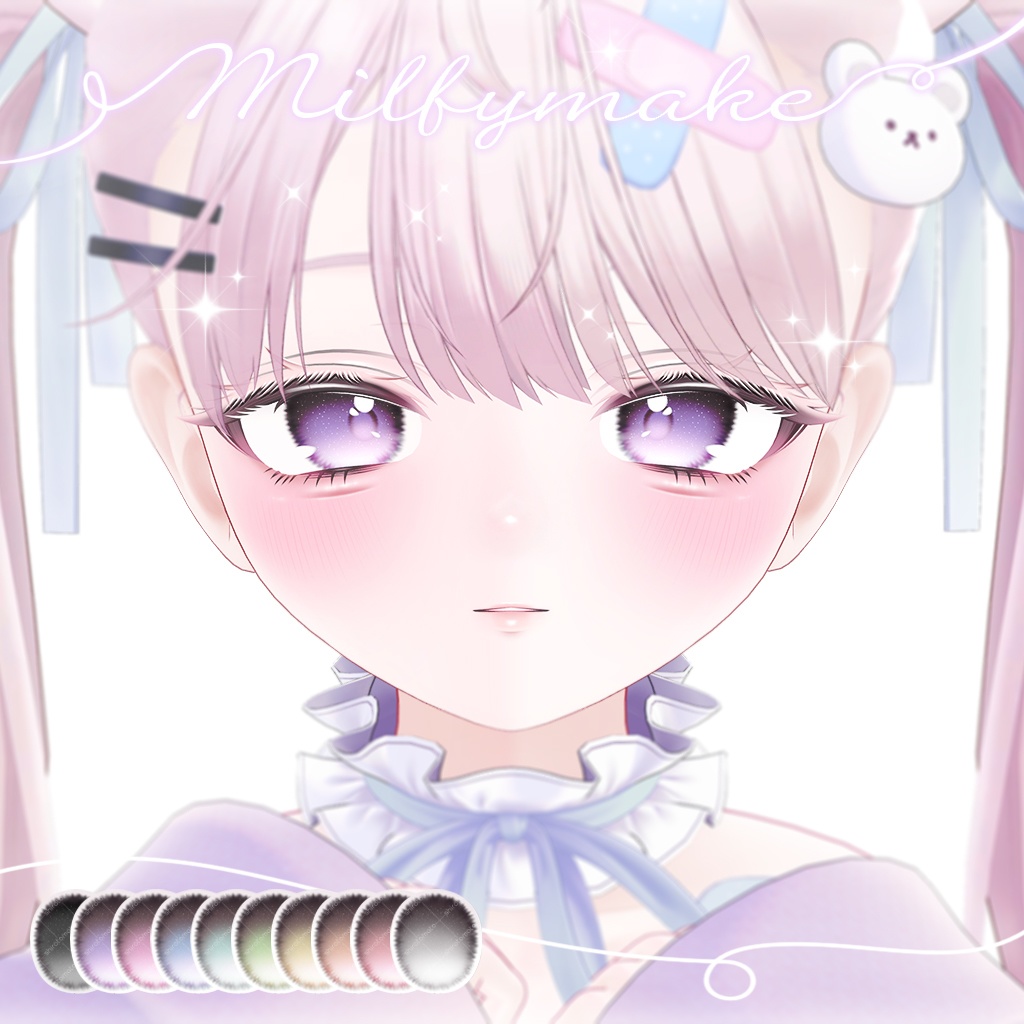 【ミルフィ・Milfy】Eye & tongue & makeup texture