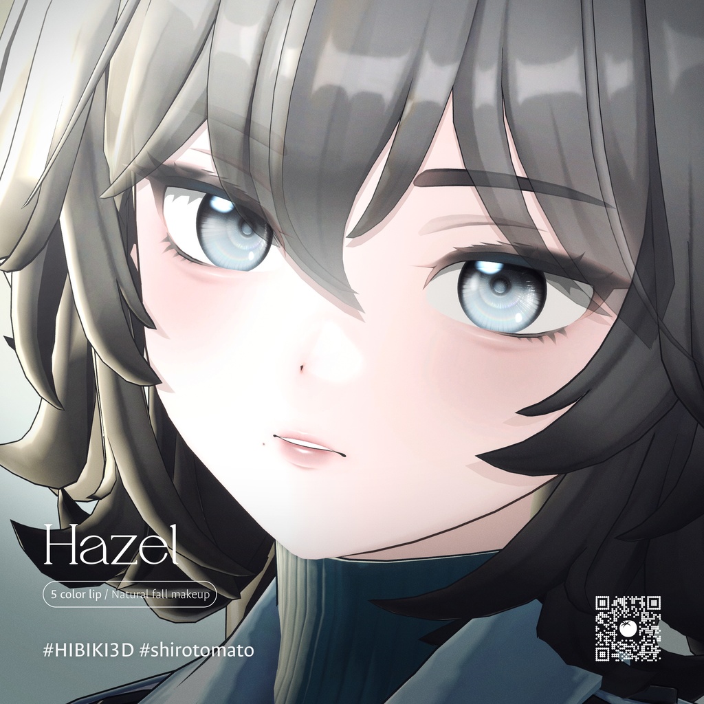 【ヒビキ・HIBIKI】Hazel makeup texture