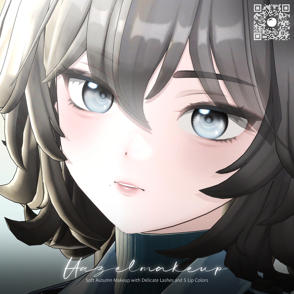 【ヒビキ・HIBIKI】Hazel makeup texture