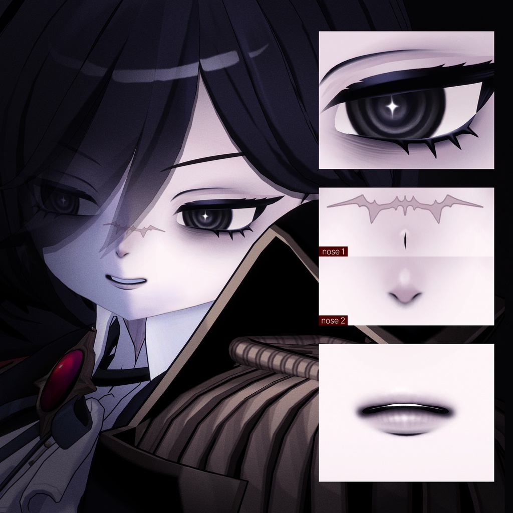 【ネハイル・Nehail】Noir eye makeup texture