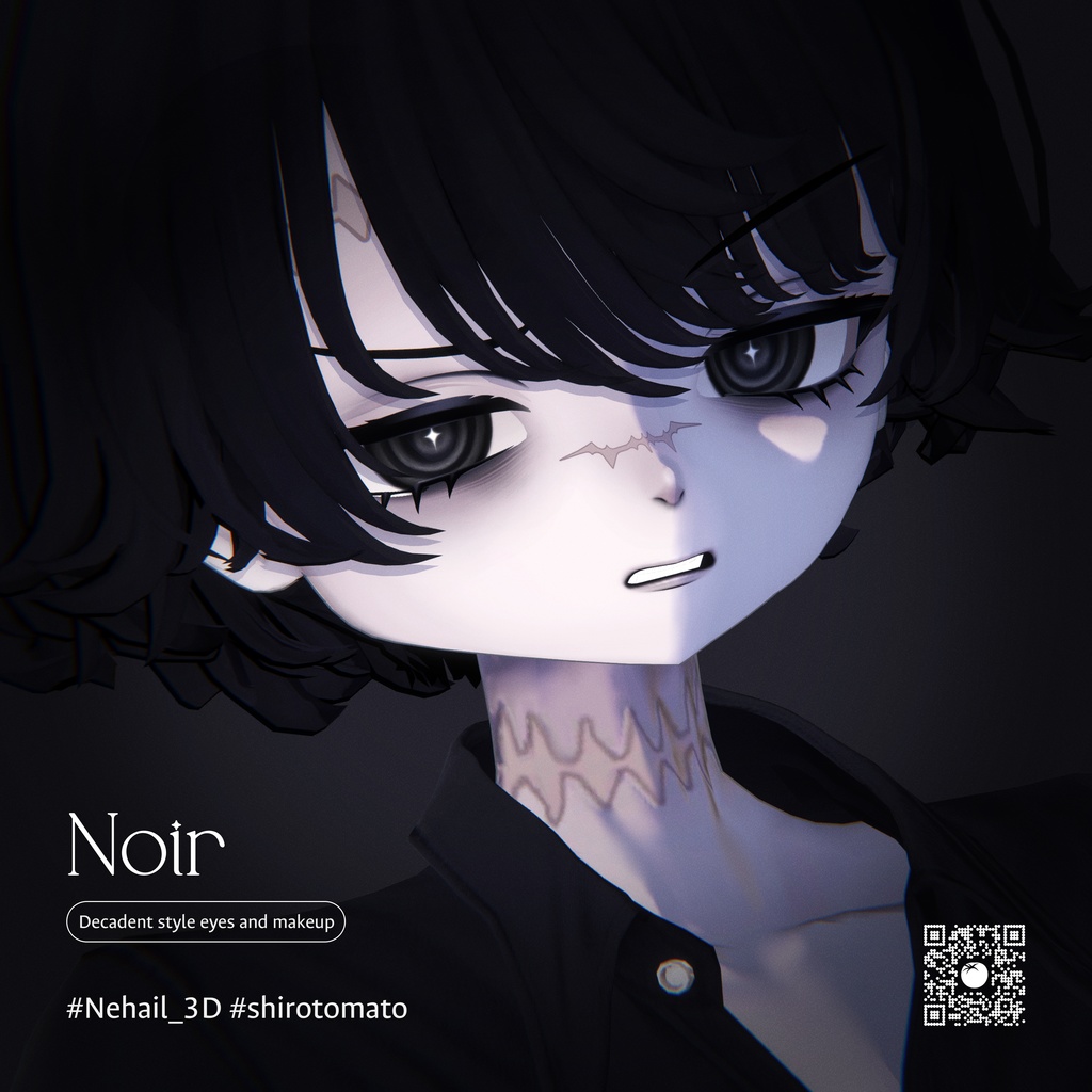 【ネハイル・Nehail】Noir eye makeup texture