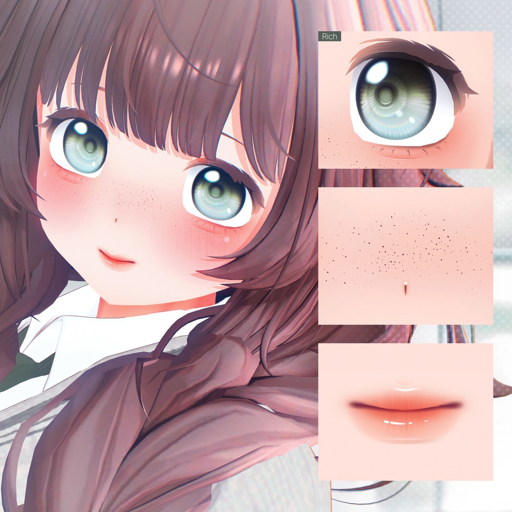 【バナナのばななちゃん】Bloom makeup texture