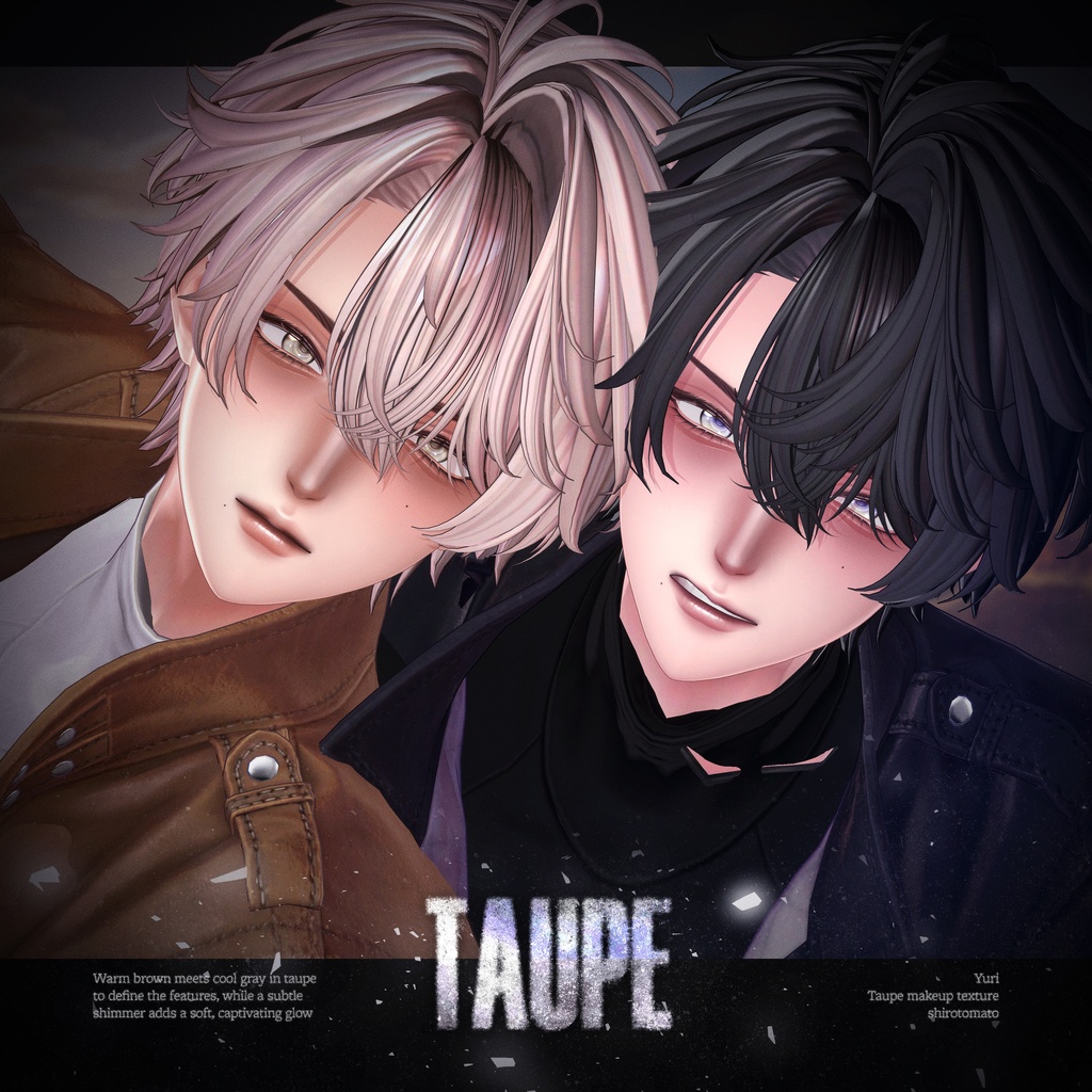 【悠莉・Yuri】Taupe makeup texture